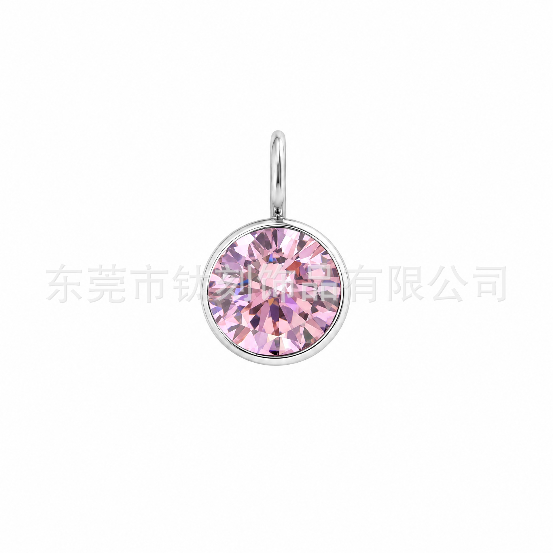 F136 Titanium Alloy 圆 Zirconia 杯 Ear Stud Pendant Double 头 Ring 0.9牙 Internal Thread 人体 Piercing Jewelry