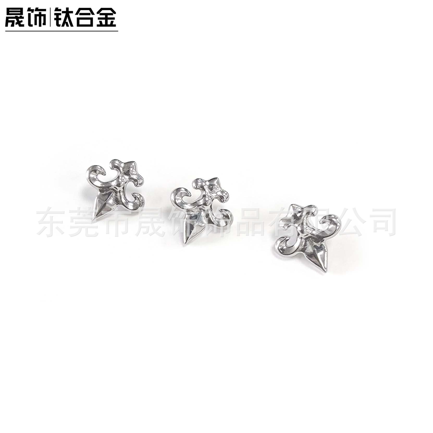 F136 Titanium Iris Flower 哥特 Ear Stud G23 Implant Grade Titanium 创意 Labret Stud Helix Cartilage Stud Piercing Jewelry 头