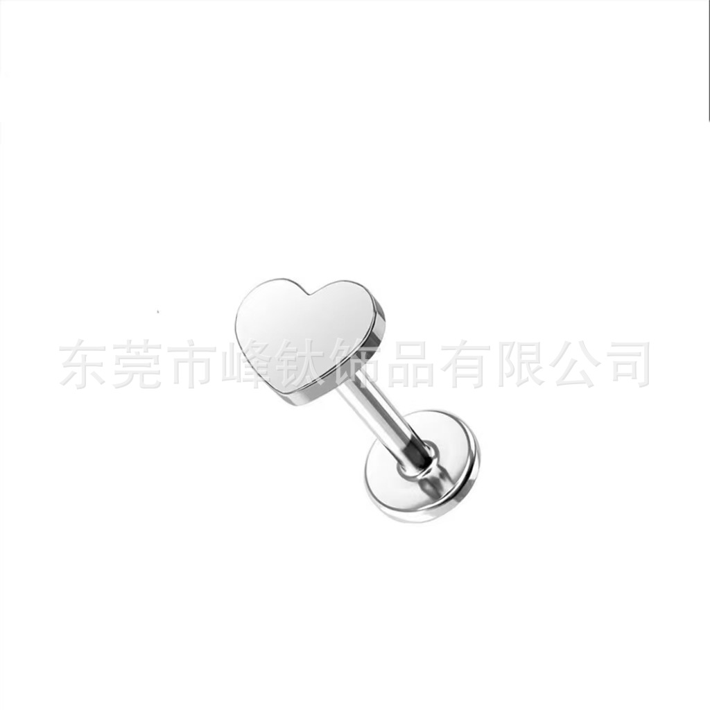 F136 Titanium Alloy Internal Thread Ear Stud 基础 款 Helix Cartilage Stud 人体 Piercing 厂家