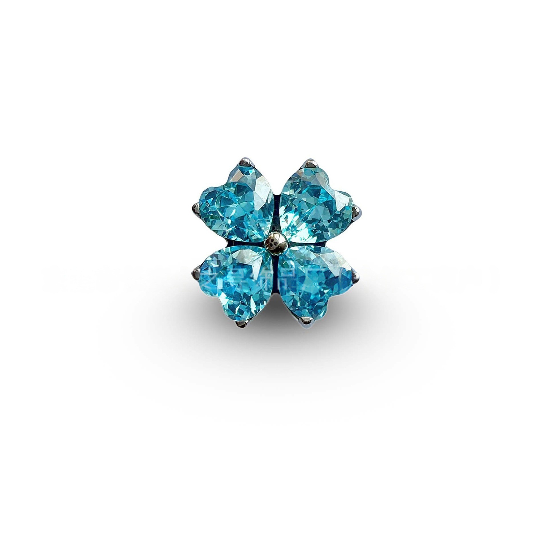 Titanium Alloy 幸运四叶草 Ear Stud Flower 型 Helix Cartilage Stud Piercing Jewelry 工厂