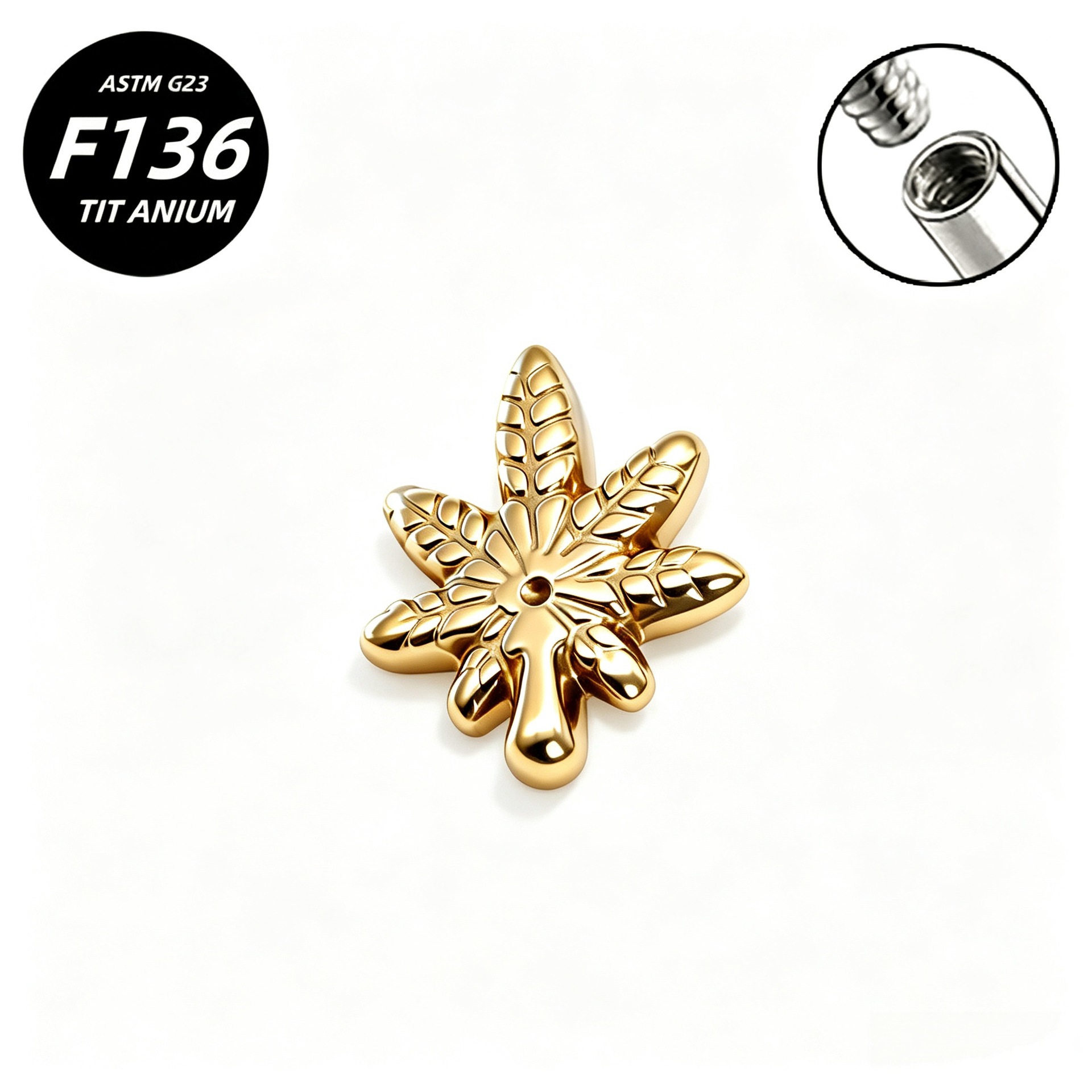 G23 Implant Grade Titanium Ear Stud Labret Stud Flat Back Internal Thread 0.9牙口 Titanium 本色 Helix Cartilage Stud Ear Stud Piercing Jewelry Women