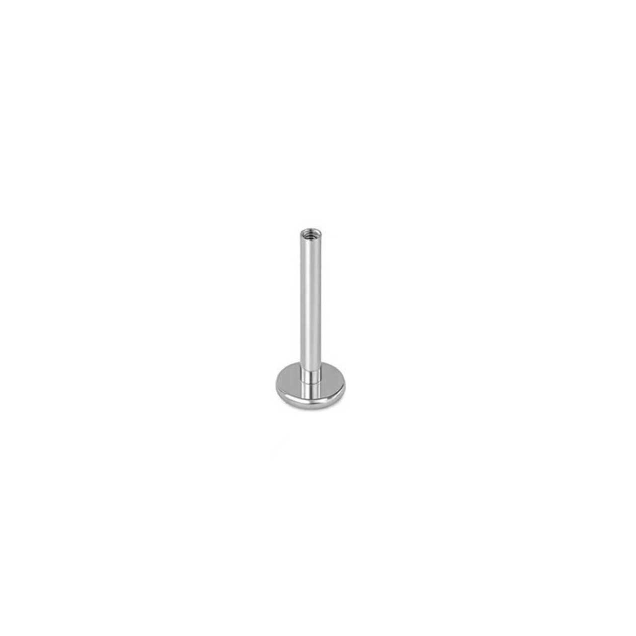 F136 Internal Thread Helix Cartilage Stud Ear Stud Labret Stud Titanium Alloy 底座 Internal Thread Flat Back Titanium Alloy Piercing