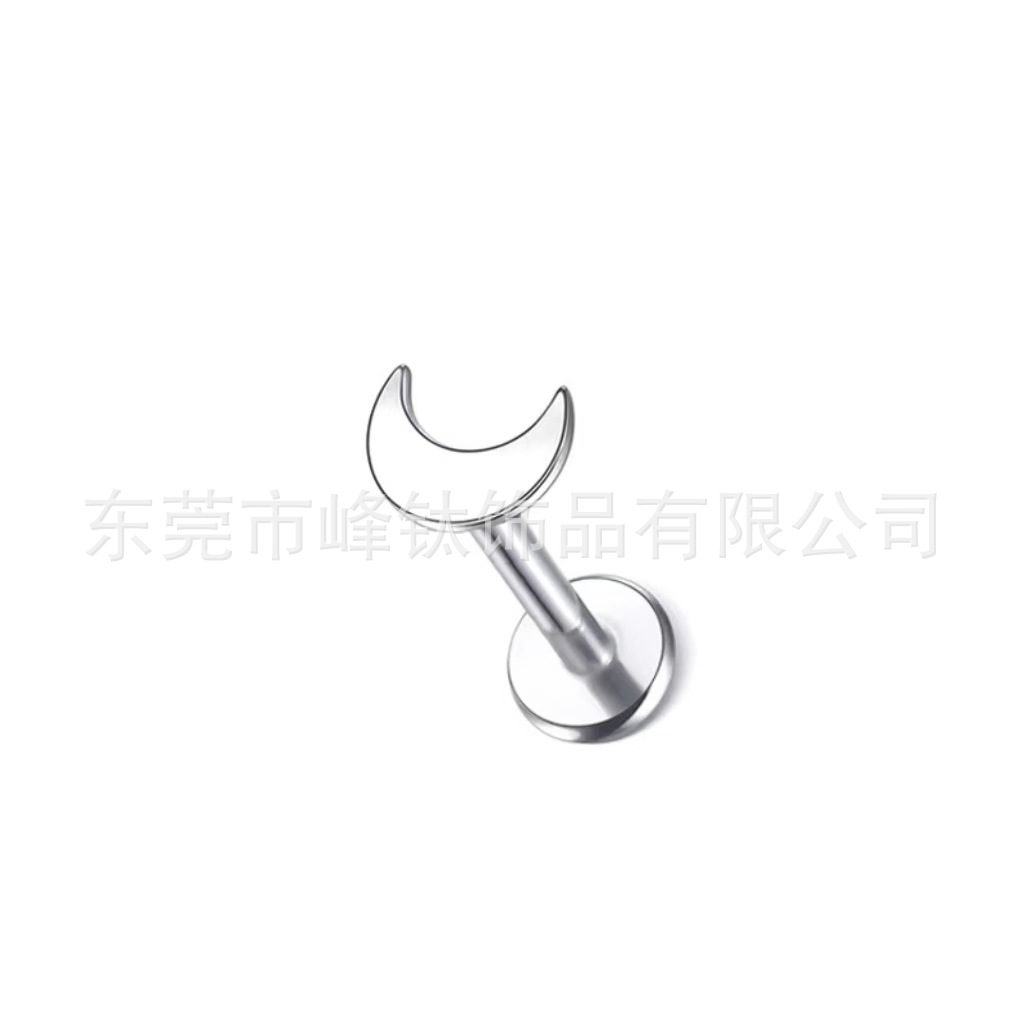 F136 Titanium Alloy Internal Thread Ear Stud 基础 款 Helix Cartilage Stud 人体 Piercing 厂家