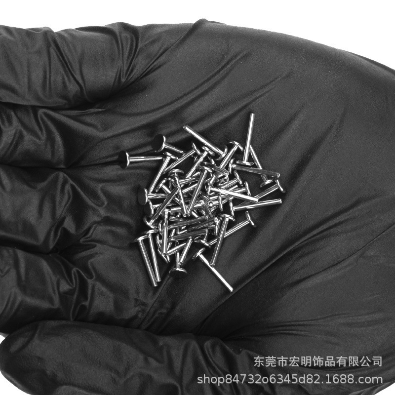 F136 Titanium Alloy Internal Thread Flat Back 底座 Labret Stud Ear Stud Helix Cartilage Stud 替换 Barbell Jewelry Accessories