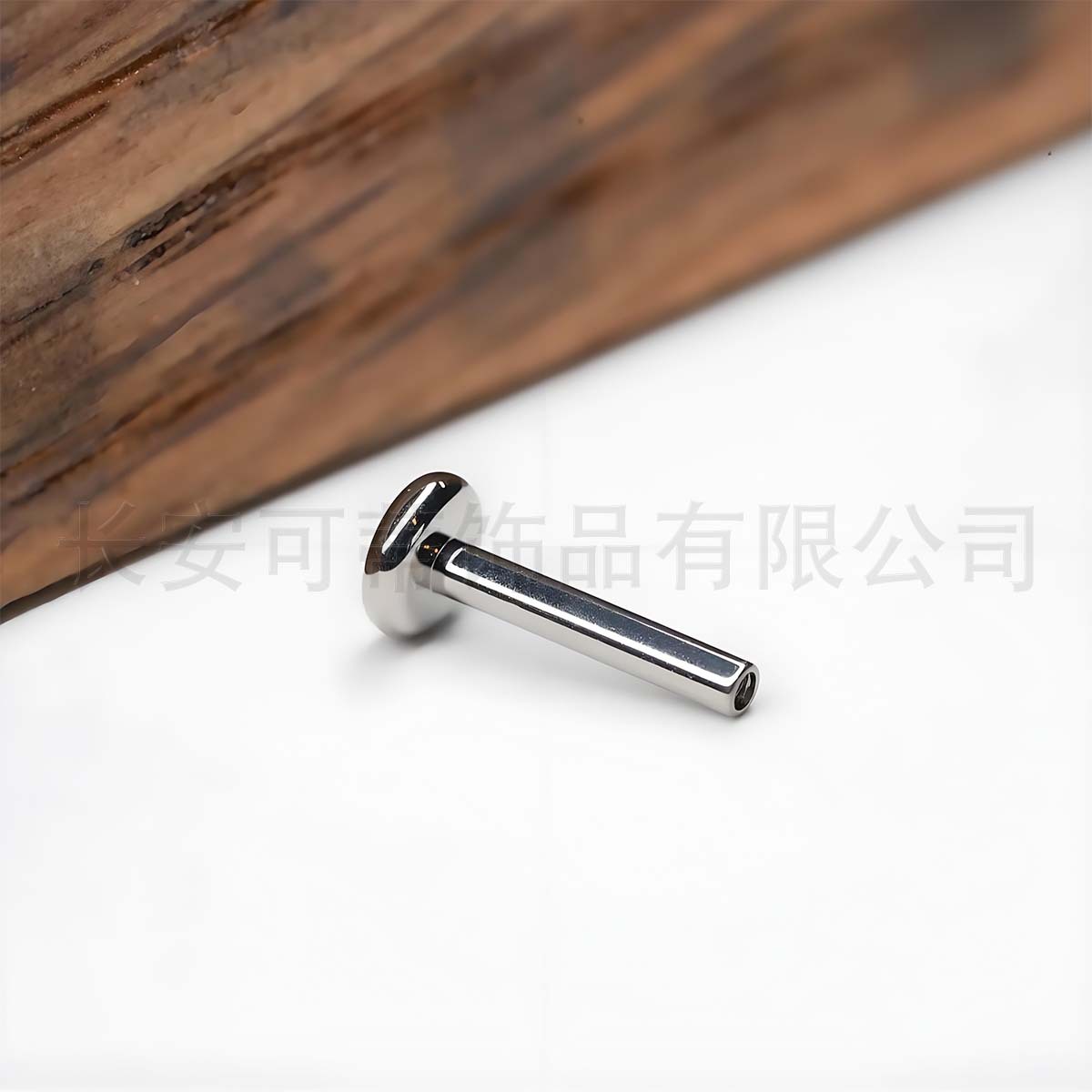 Titanium Alloy 内牙 Thread Labret Stud Ear Stud 底座F136 Titanium 替换 Flat Back Barbell 骨钉 Piercing Jewelry Accessories