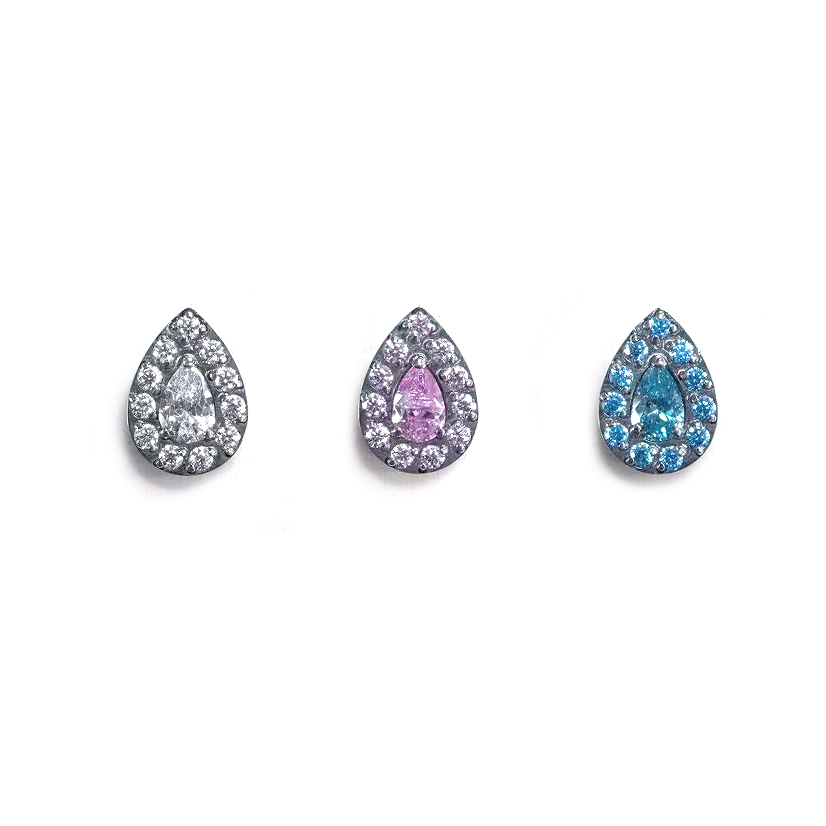 F136 Titanium Teardrop Ear Stud Helix Cartilage Piercing