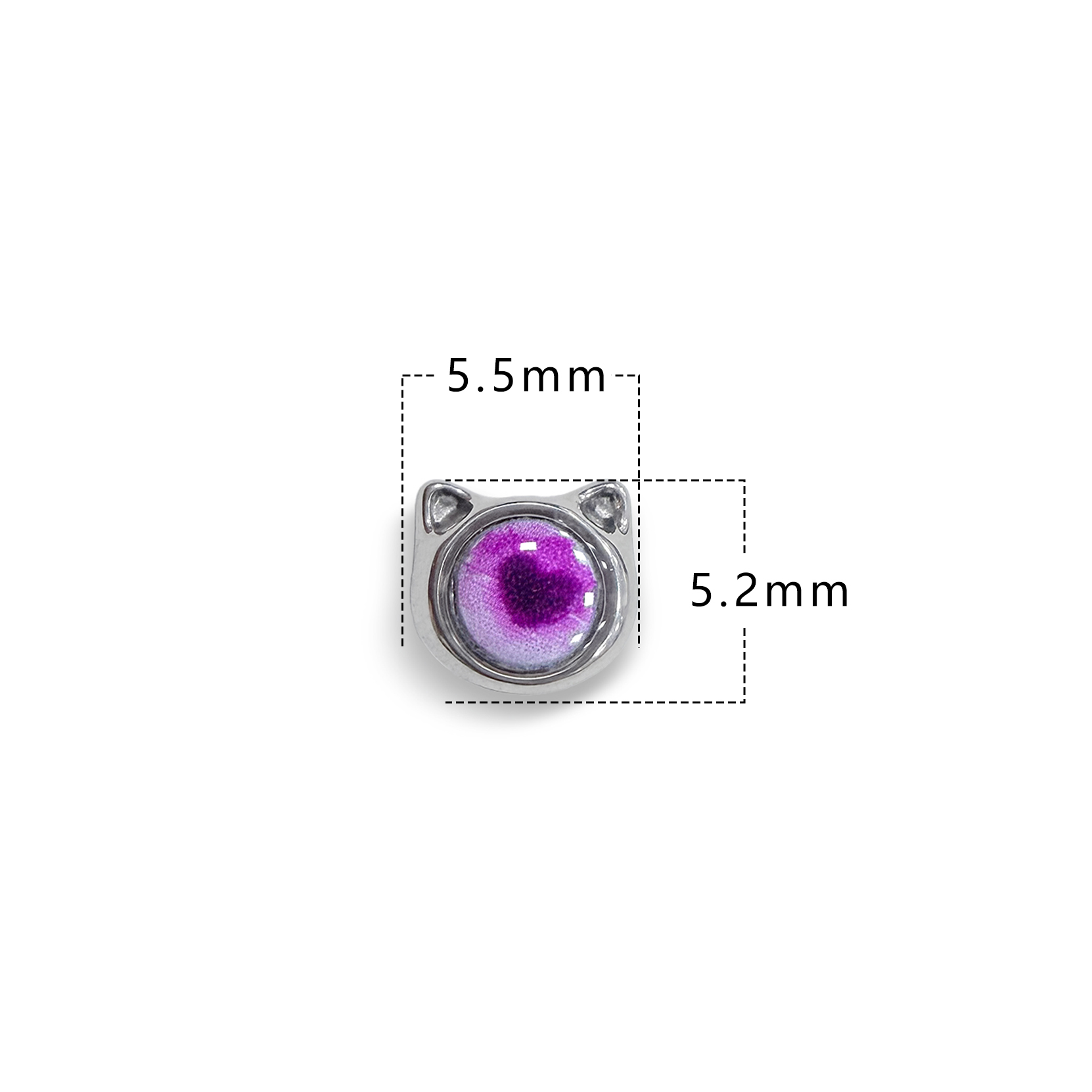 F136 Titanium Enamel Owl