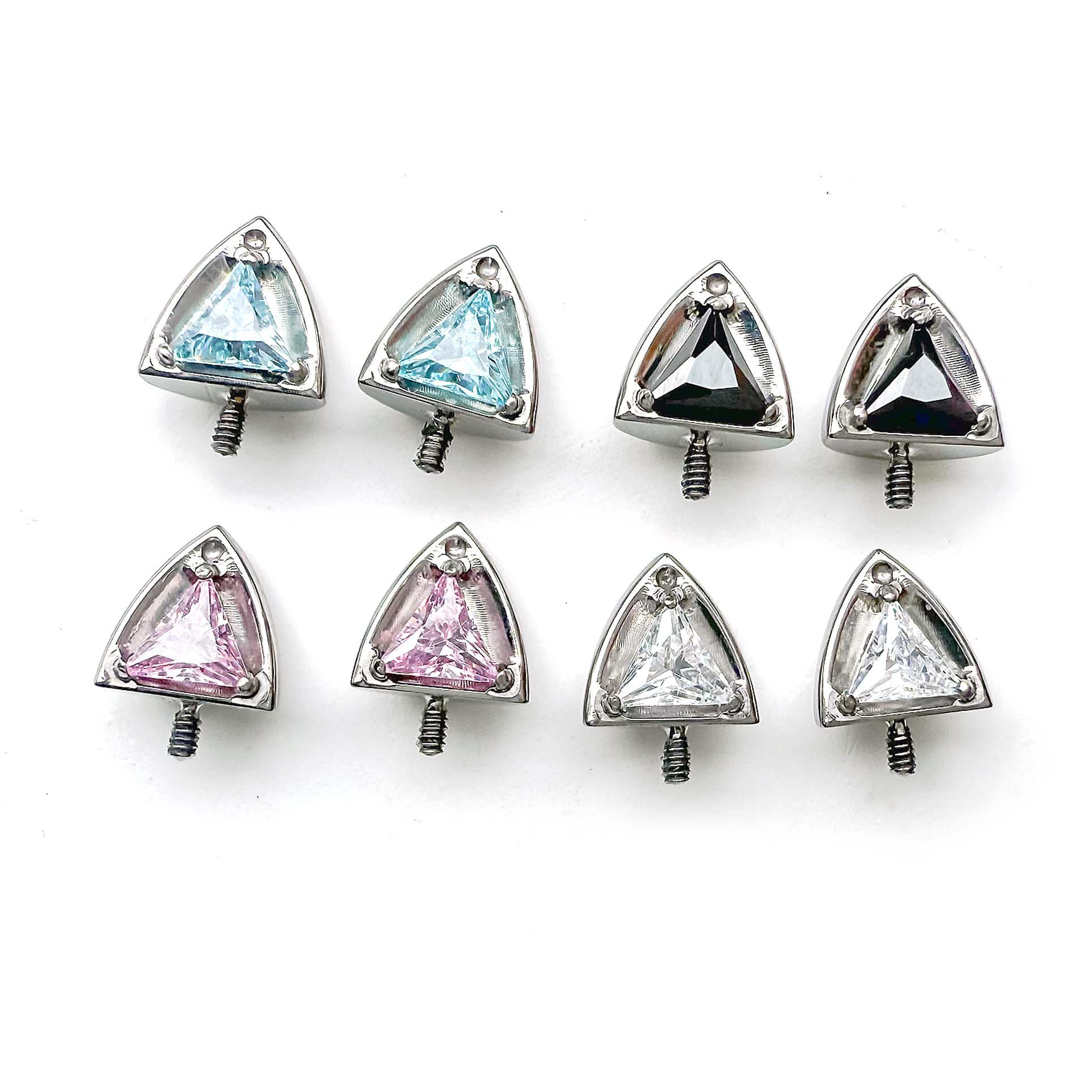 F136 Titanium Cat Ears Ear Stud Helix Cartilage Piercing