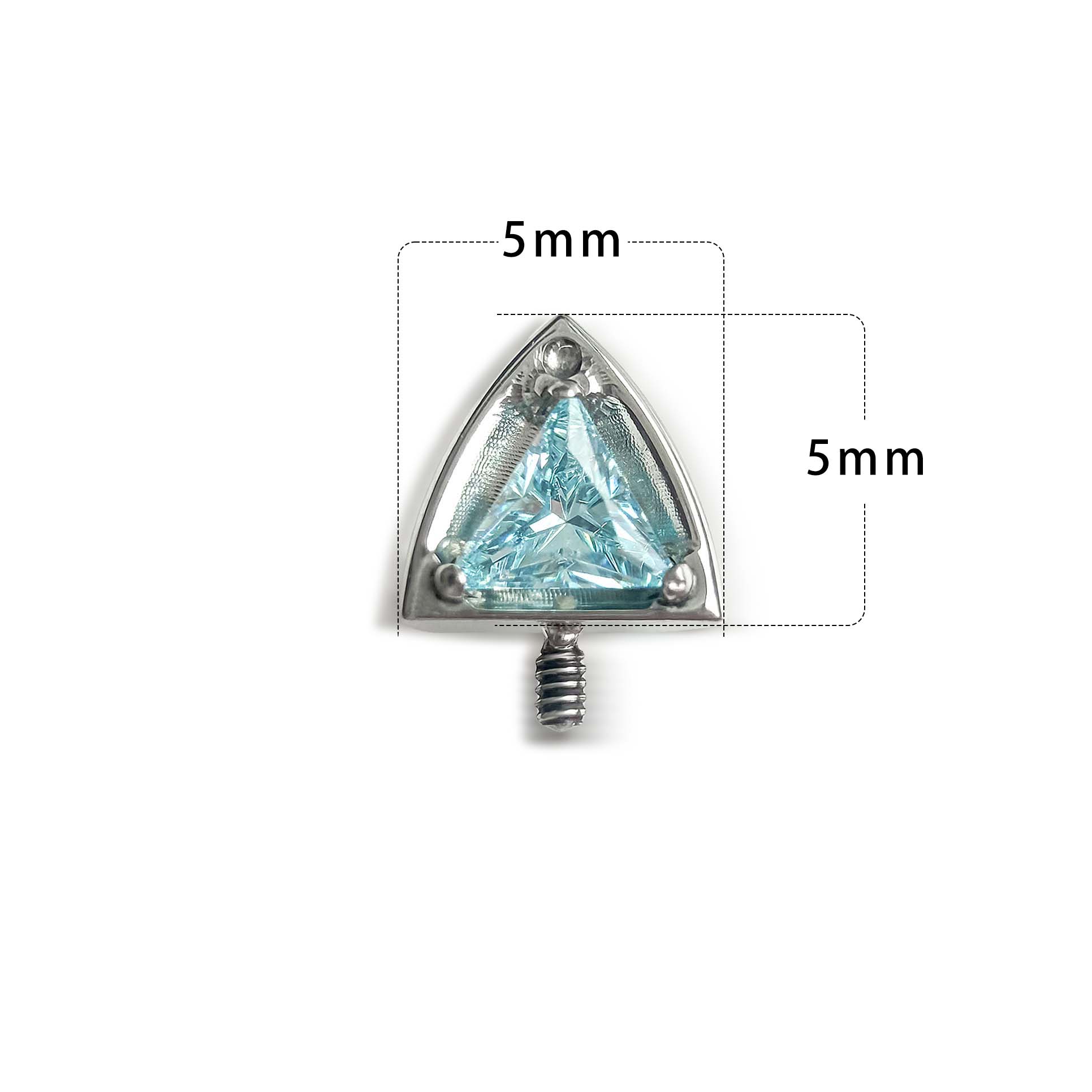 F136 Titanium Cat Ears Ear Stud Helix Cartilage Piercing