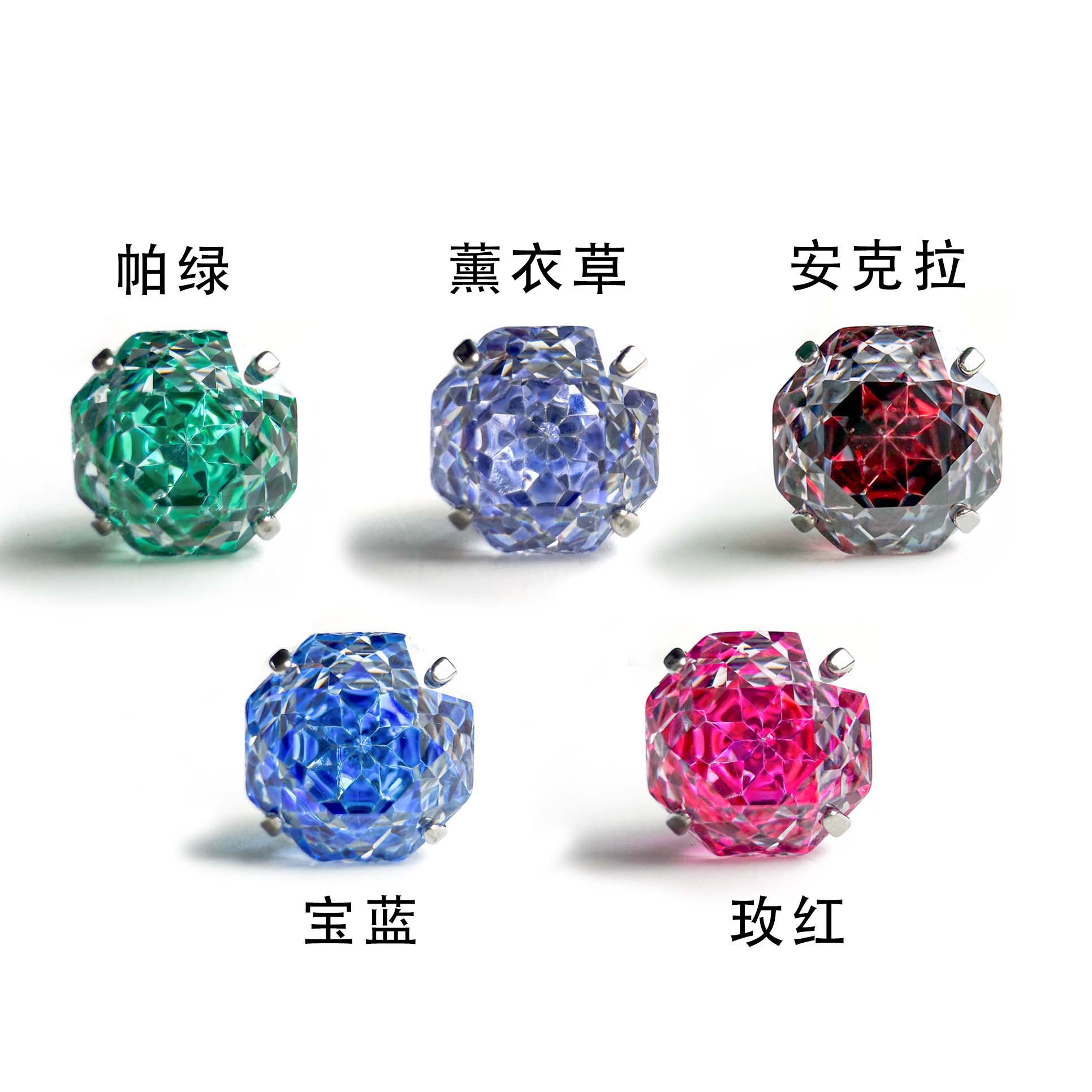 F136 Titanium Lava Core Rose Ear Stud Helix Cartilage Piercing