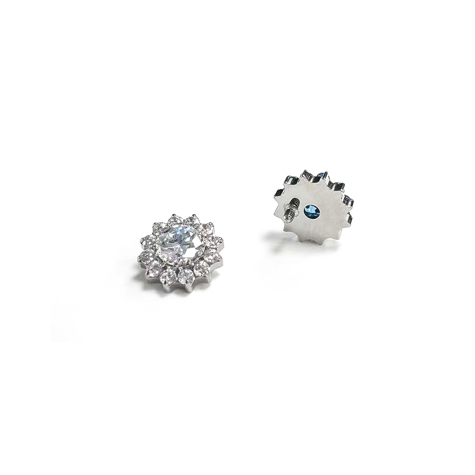 F136 Titanium Sunflower Ear Stud Helix Cartilage Piercing
