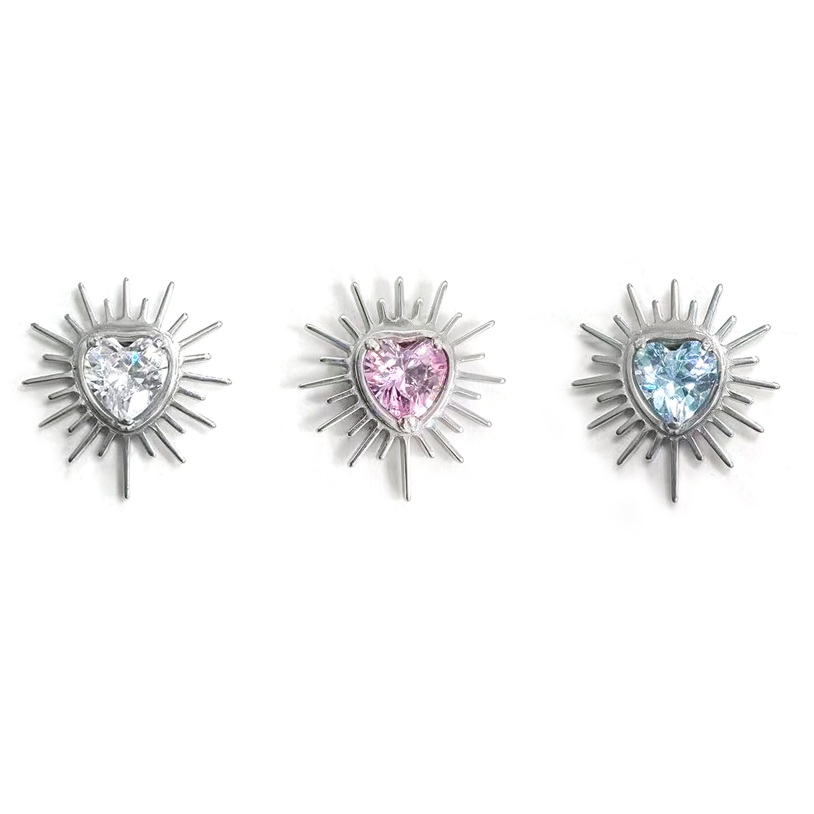 F136 Titanium Sea Urchin Ear Stud Helix Cartilage Piercing