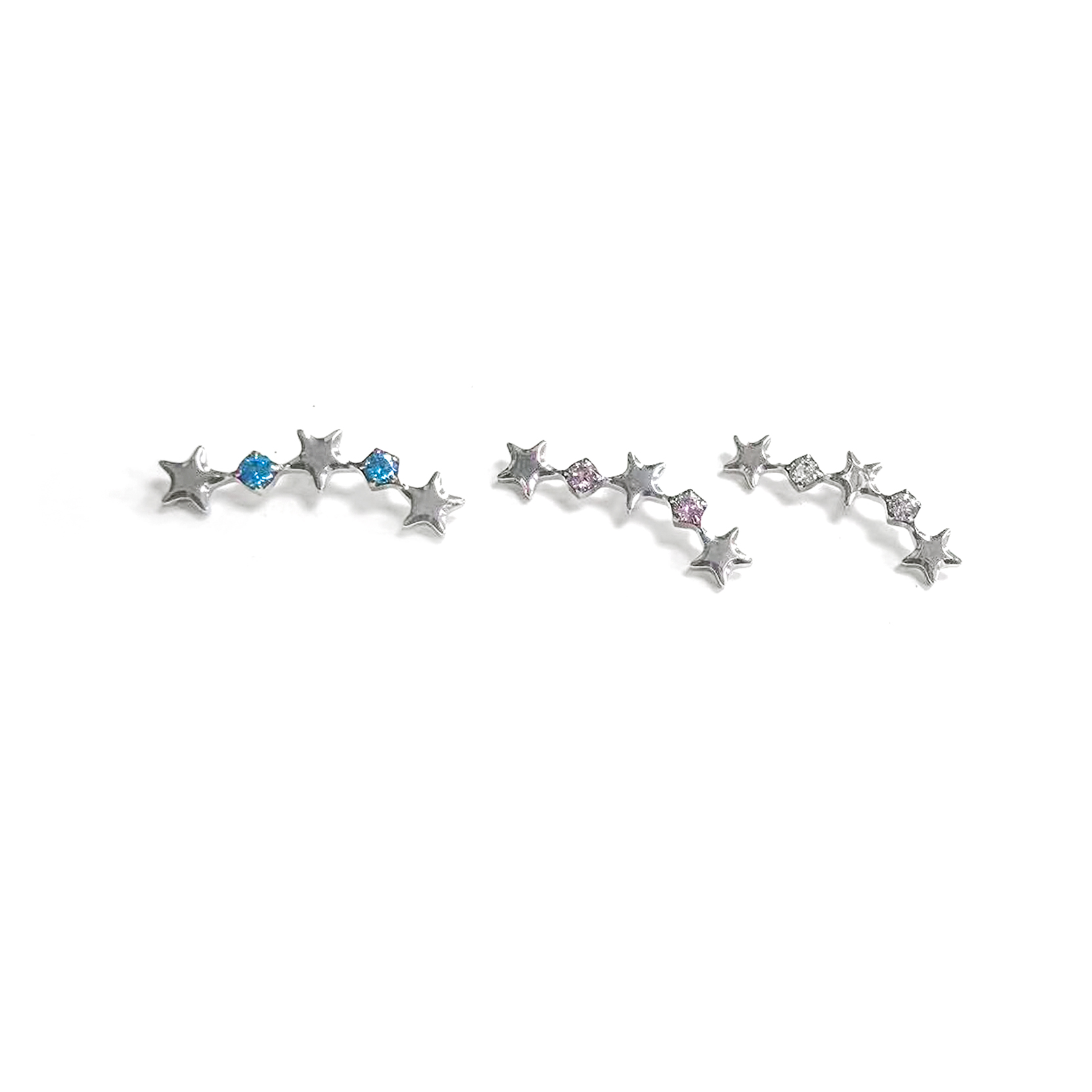 F136 Titanium Meteor Ear Stud Helix Cartilage Piercing