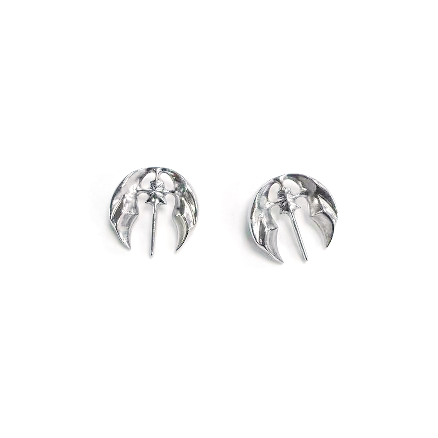 F136 Titanium Angel Wings Ear Stud Helix Cartilage Piercing