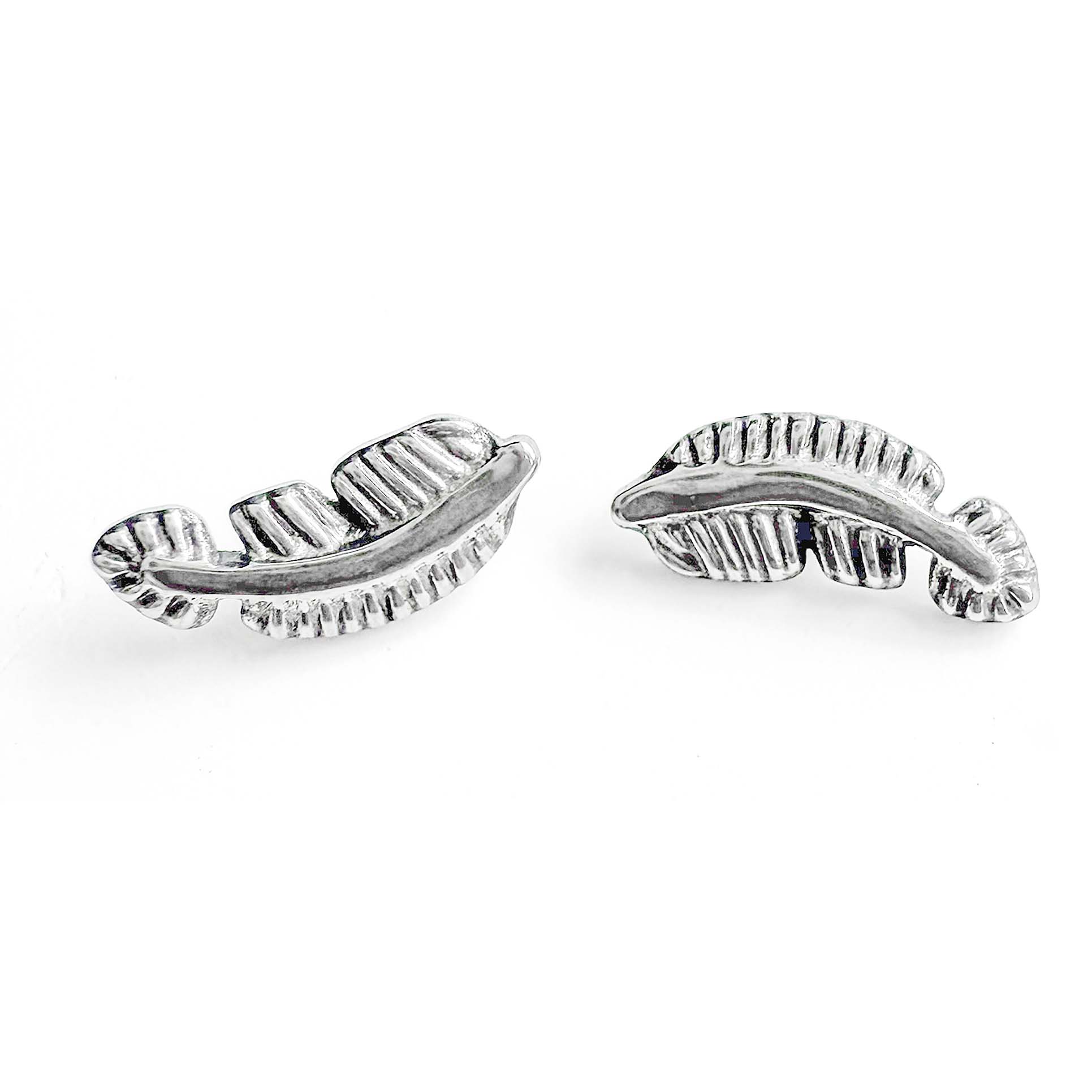 F136 Titanium Feather Ear Stud Helix Cartilage Piercing
