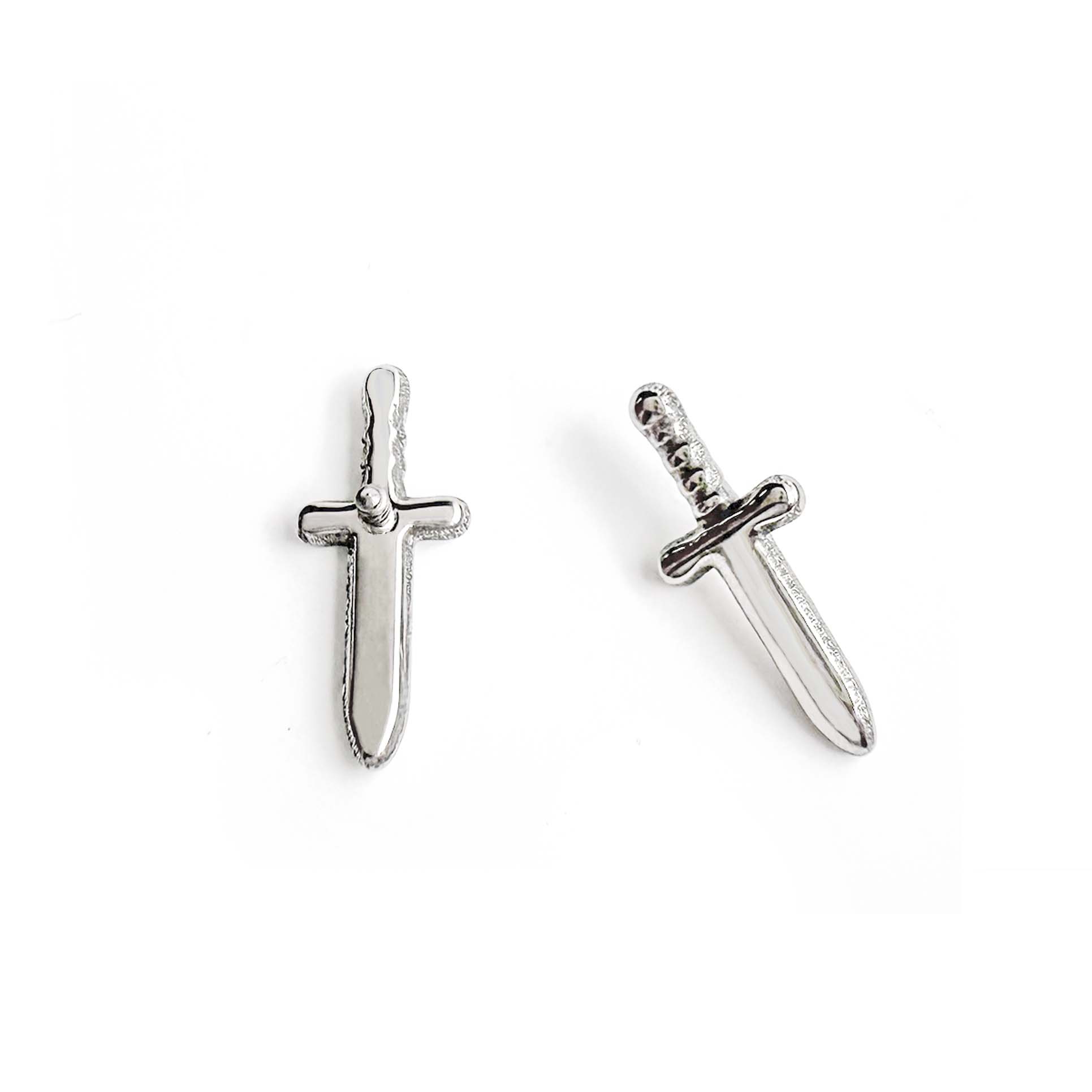 F136 Titanium Dagger Ear Stud Helix Cartilage Piercing