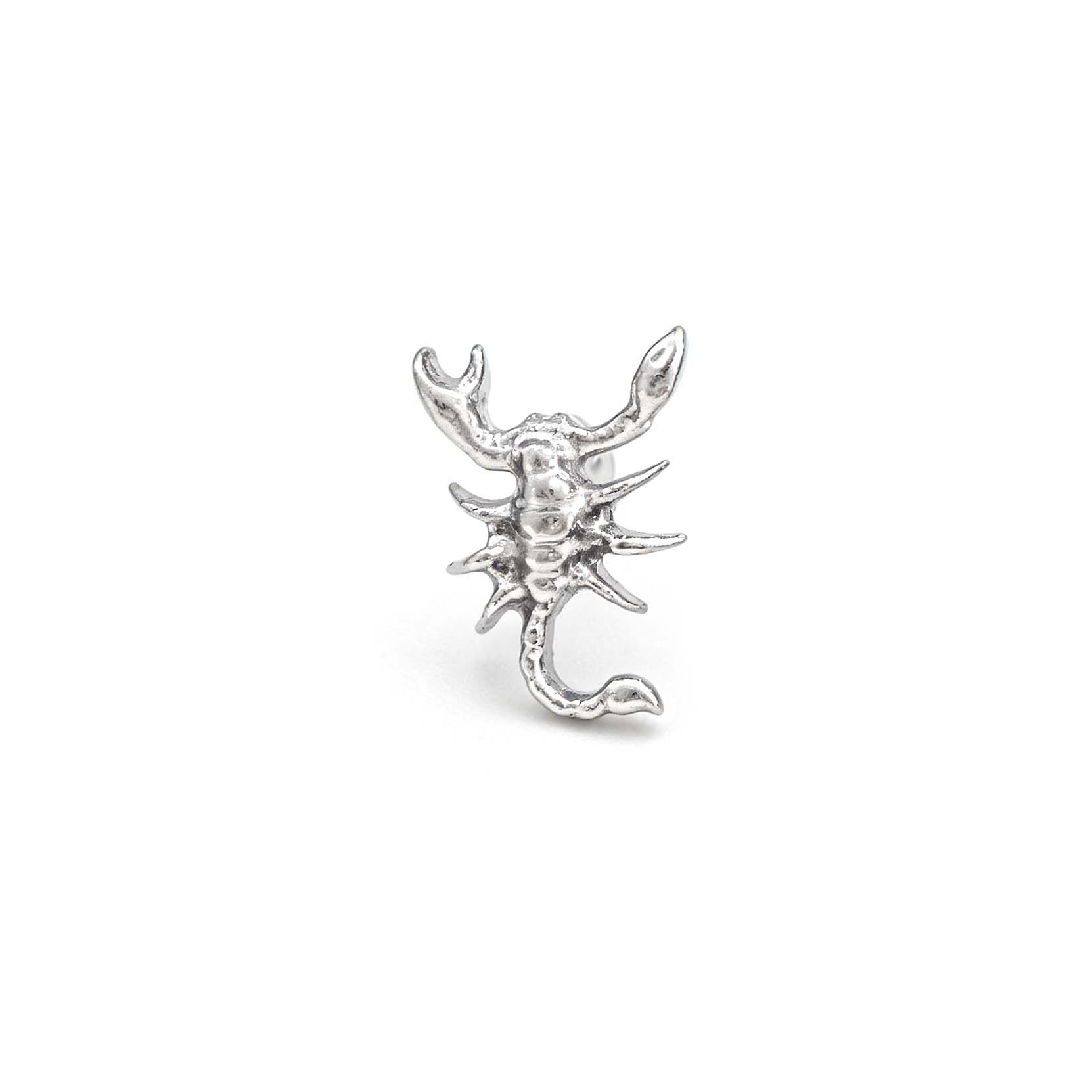 F136 Titanium Scorpion 2 Ear Stud Helix Cartilage Piercing