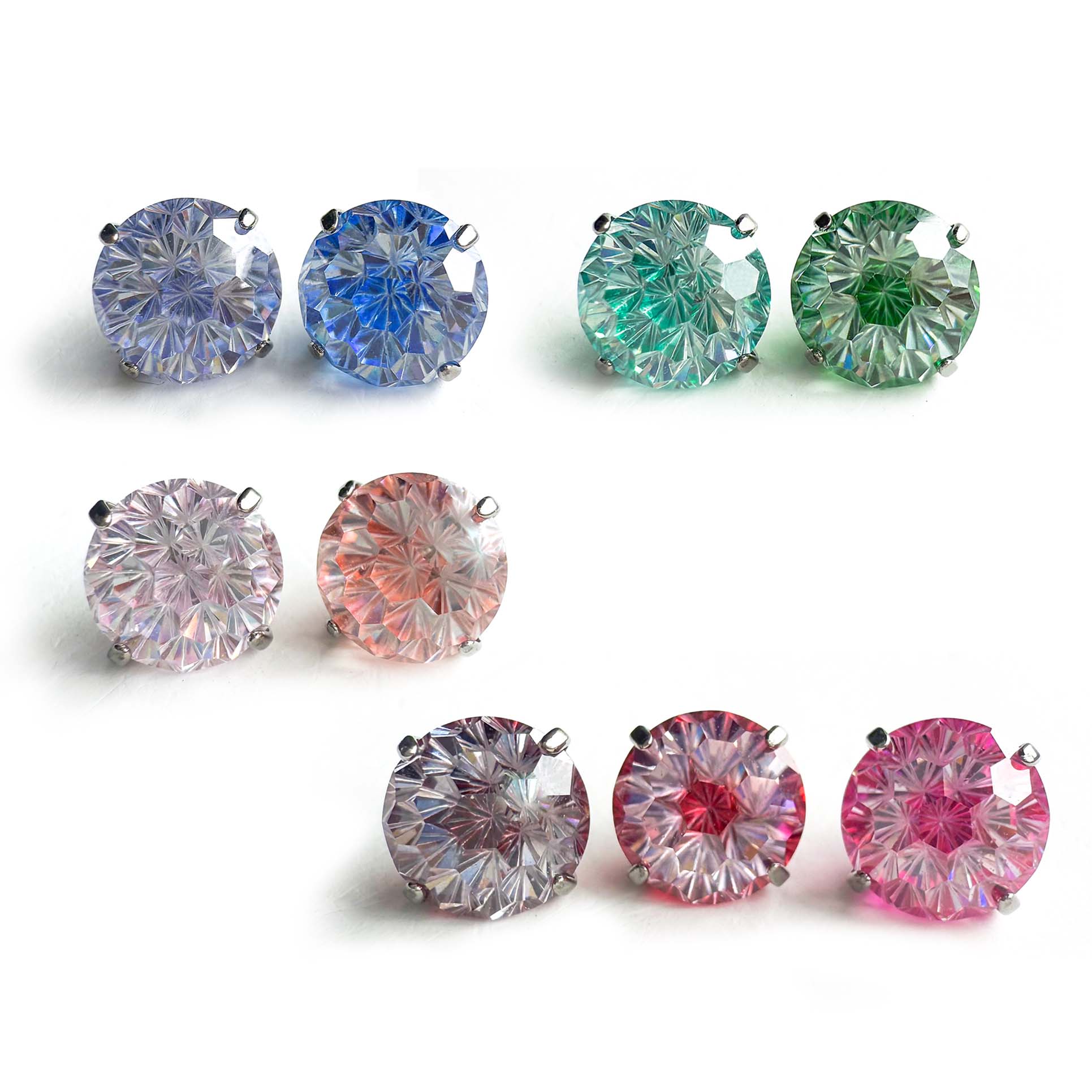 F136 Titanium Lava Core Firework Ear Stud Helix Cartilage Piercing