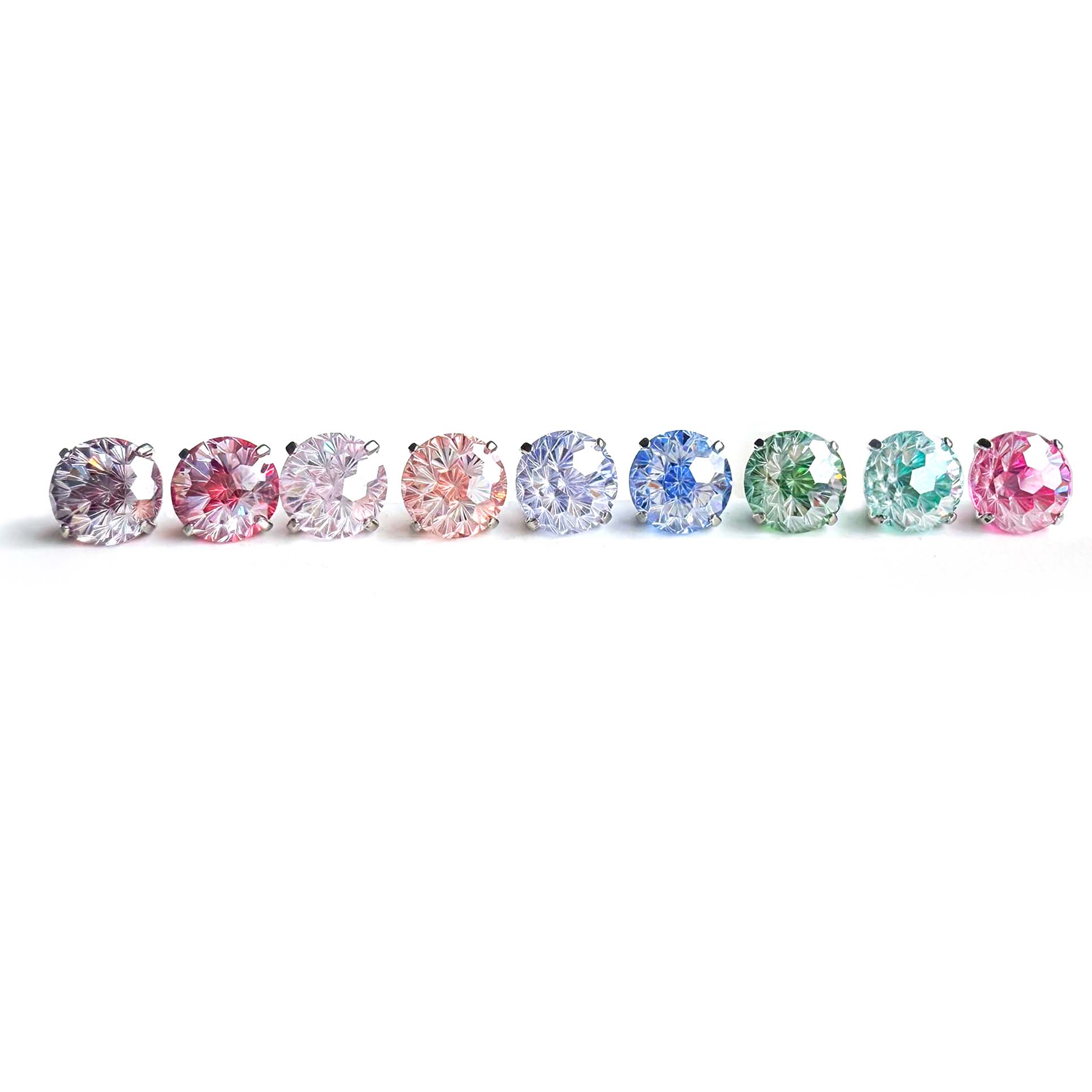 F136 Titanium Lava Core Firework Ear Stud Helix Cartilage Piercing