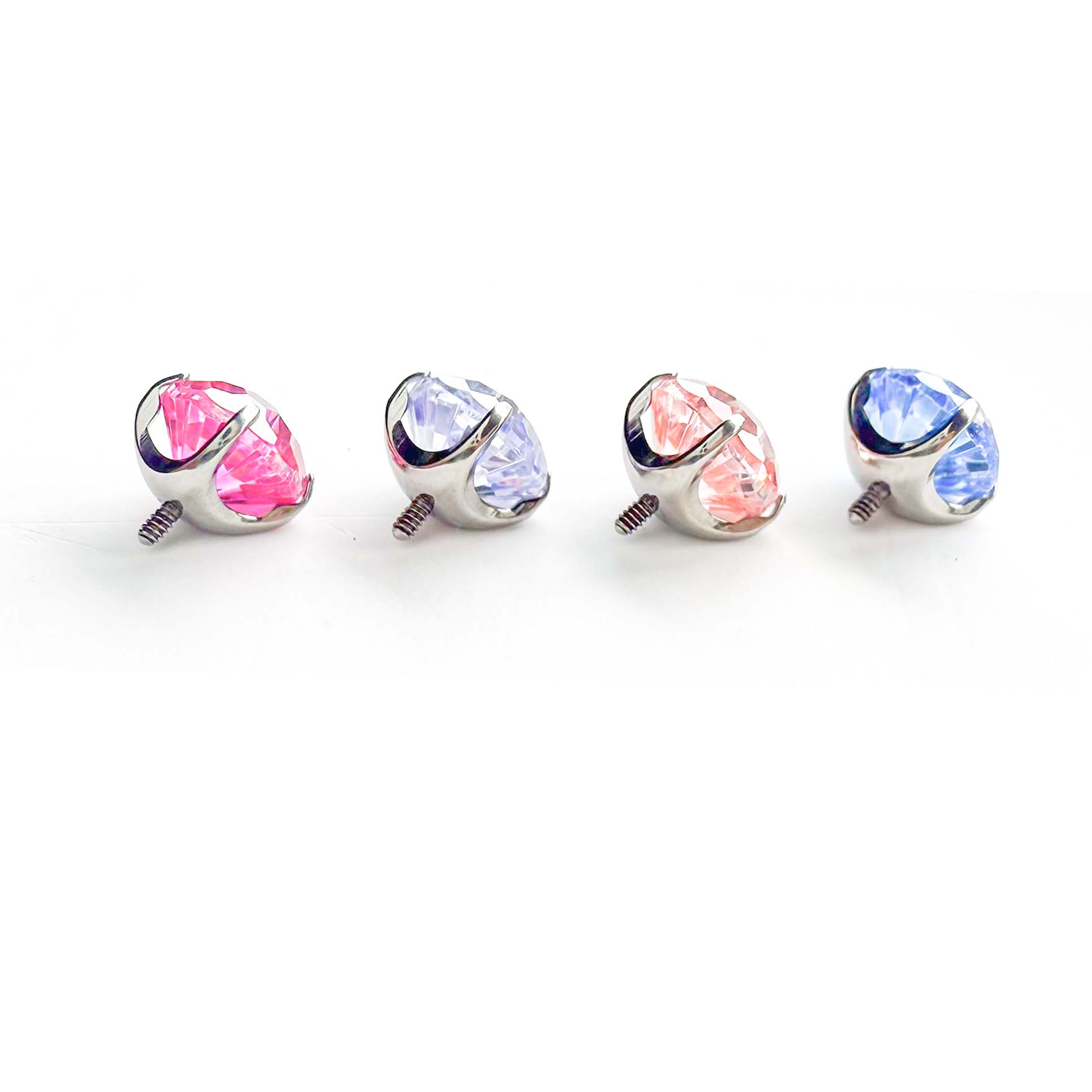 F136 Titanium Lava Core Firework Ear Stud Helix Cartilage Piercing