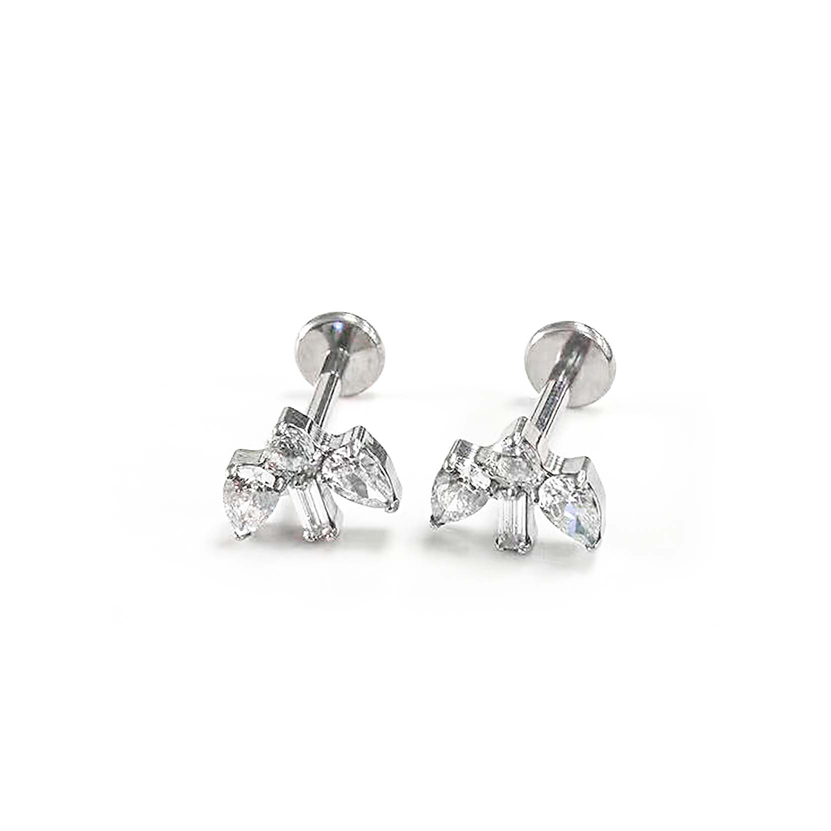 F136 Titanium Swallow Ear Stud Helix Cartilage Piercing