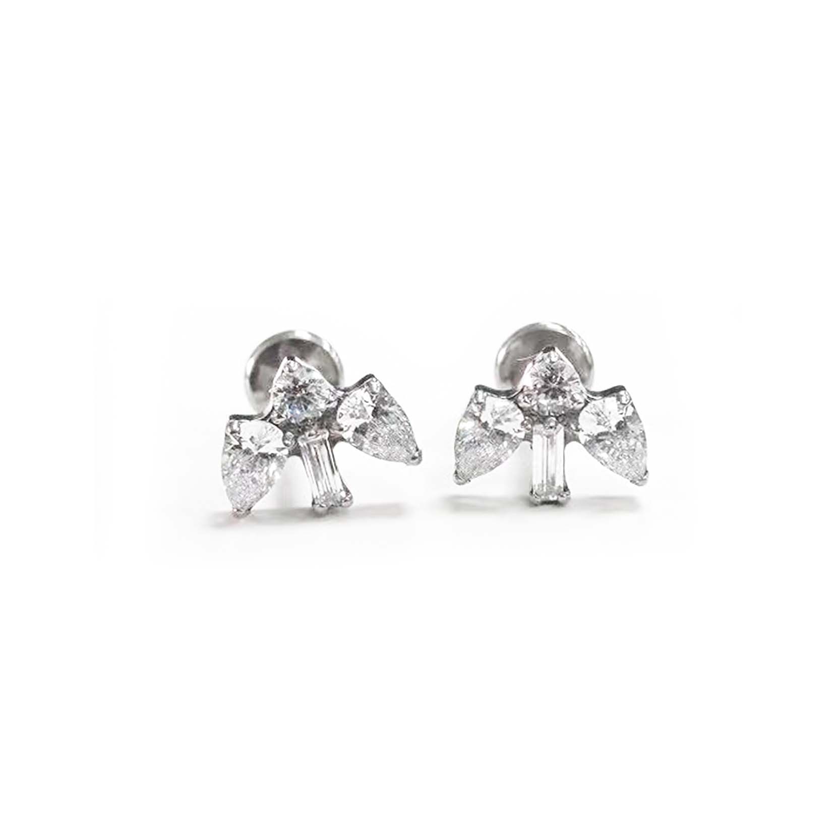 F136 Titanium Swallow Ear Stud Helix Cartilage Piercing