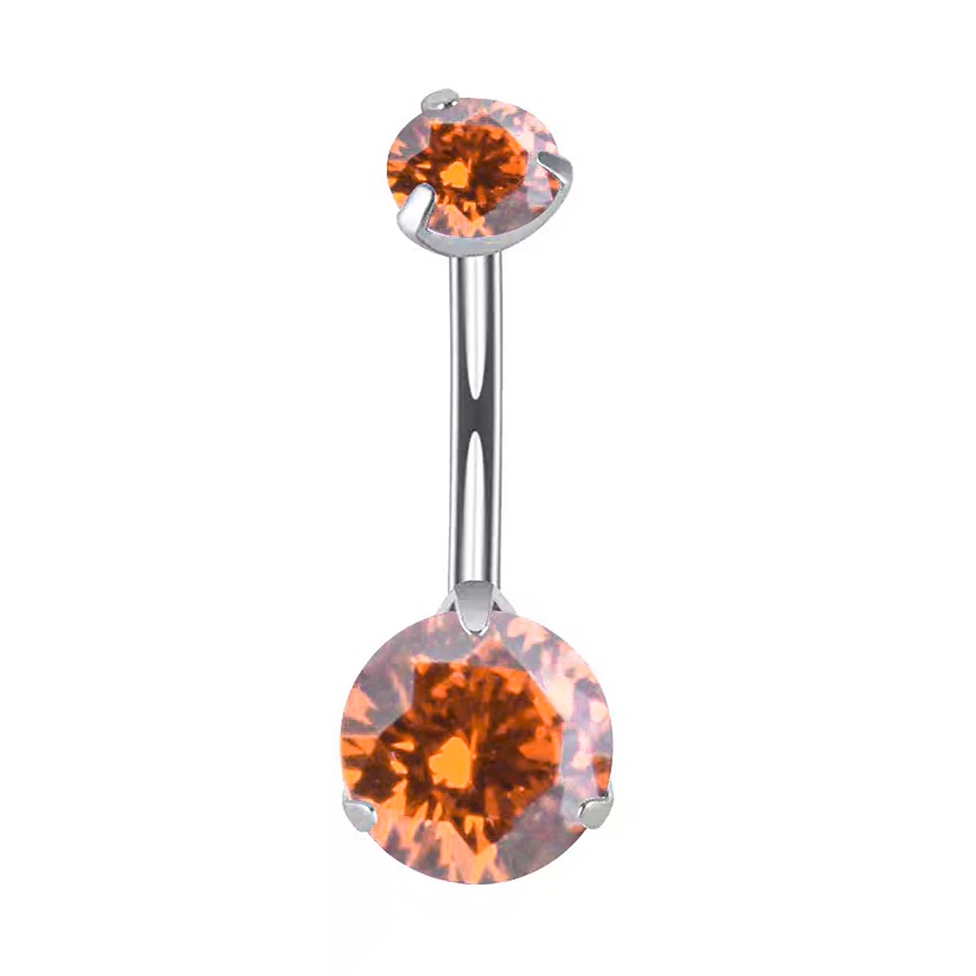 F136 Titanium 3-Prong Navel Ring Belly Button Piercing