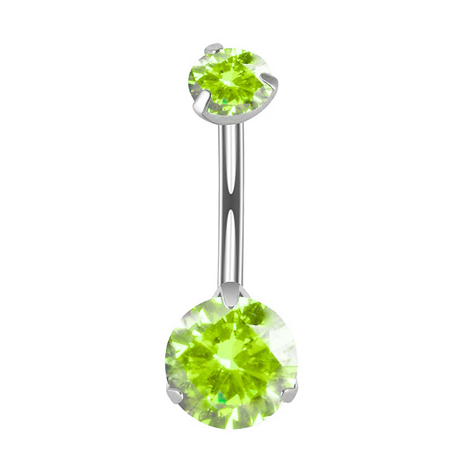 F136 Titanium 3-Prong Navel Ring Belly Button Piercing