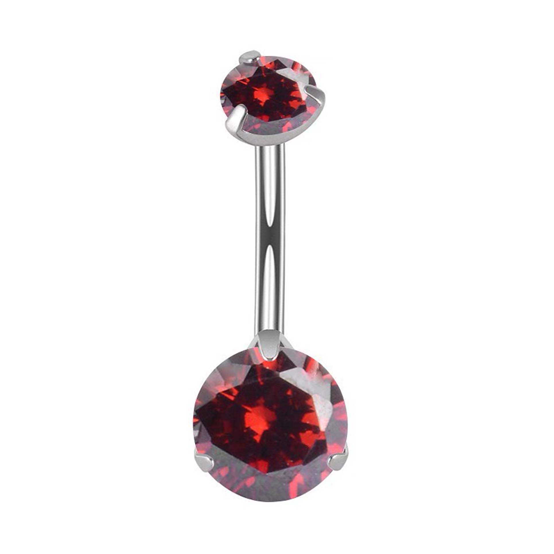 F136 Titanium 3-Prong Navel Ring Belly Button Piercing
