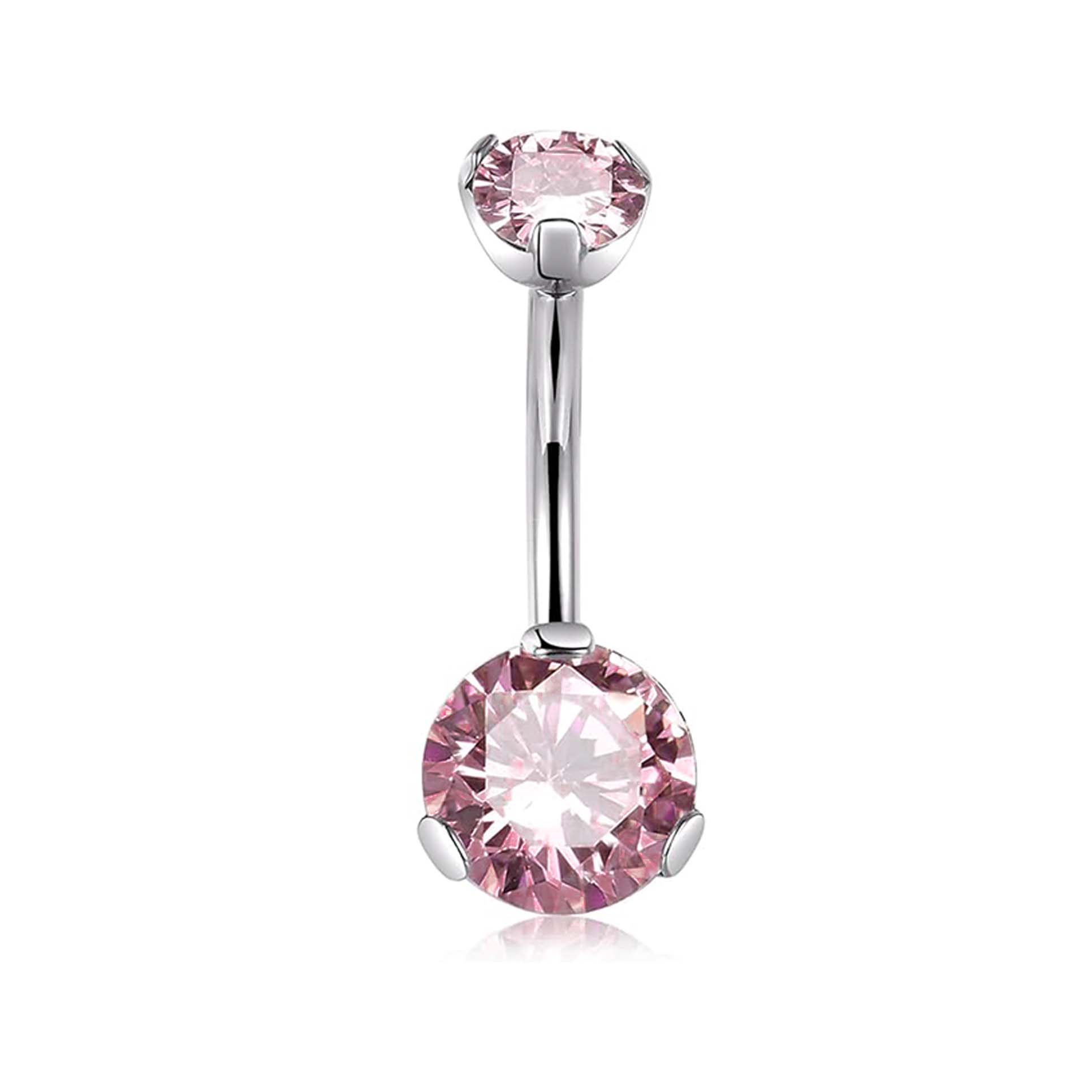 F136 Titanium 3-Prong Navel Ring Belly Button Piercing