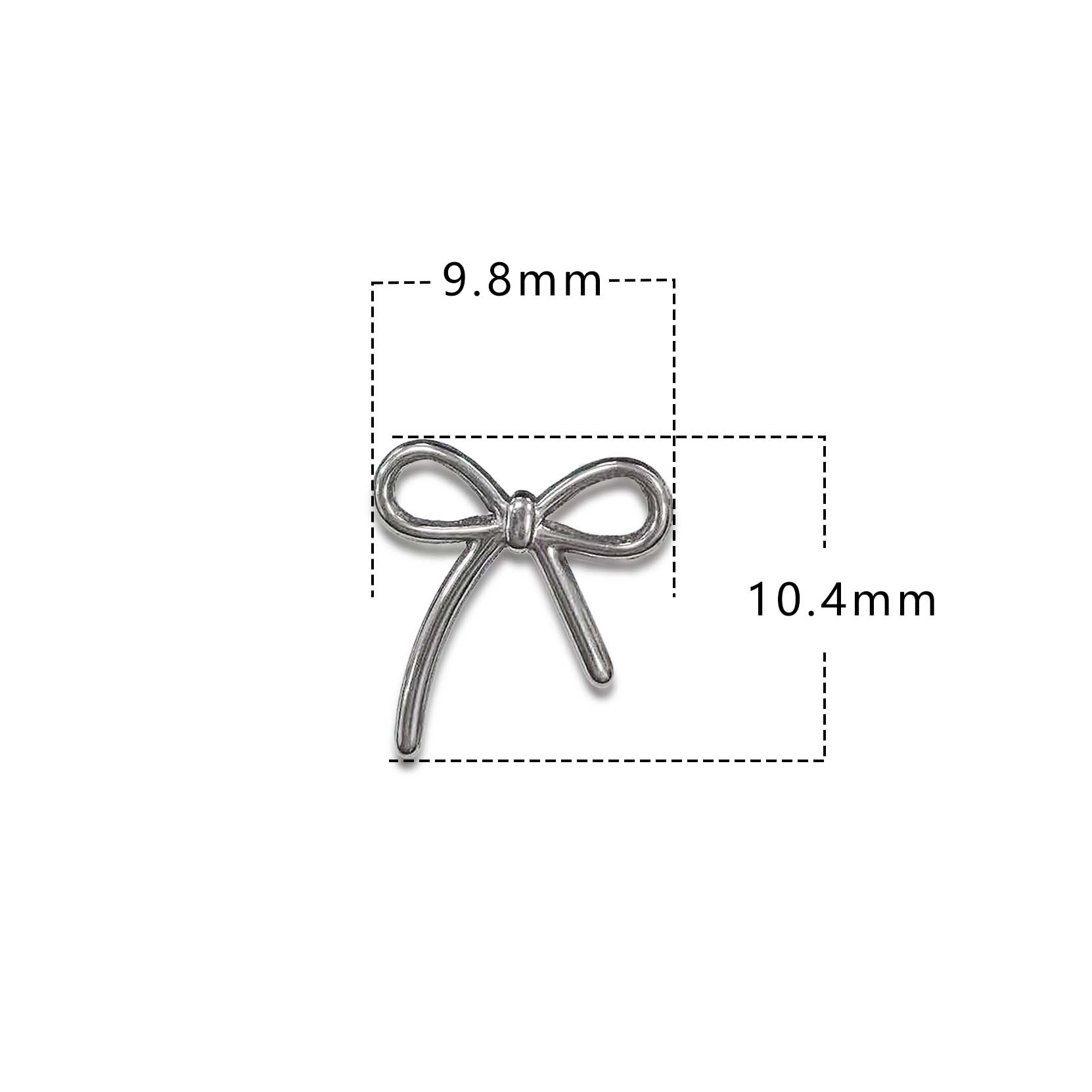 F136 Titanium Bow Ear Stud Helix Cartilage Piercing