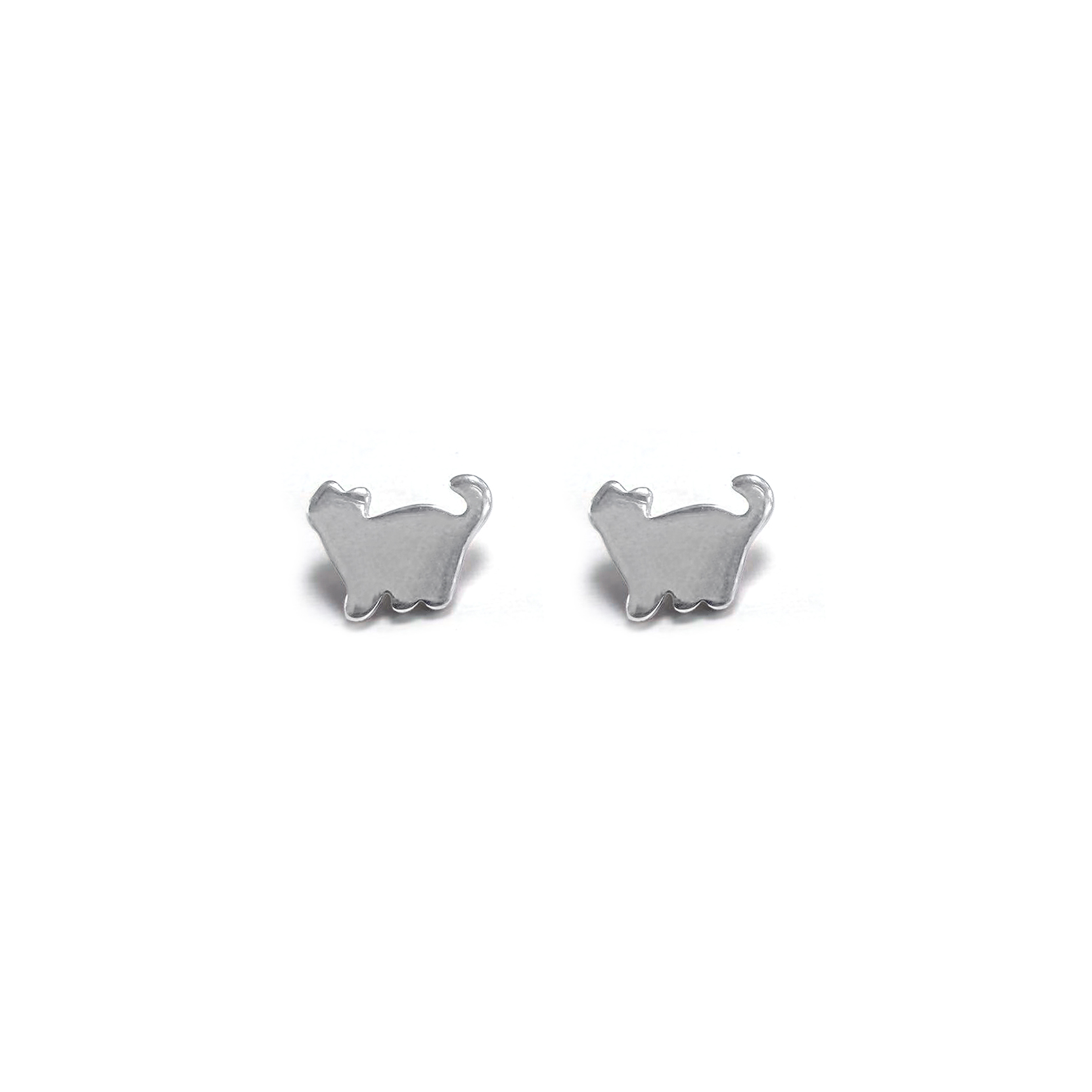 F136 Titanium Kitty Cat Ear Stud Helix Cartilage Piercing