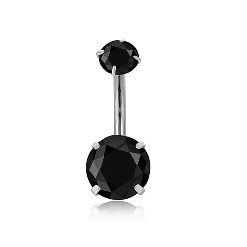 F136 Titanium 4-Prong Navel Ring Belly Button Piercing