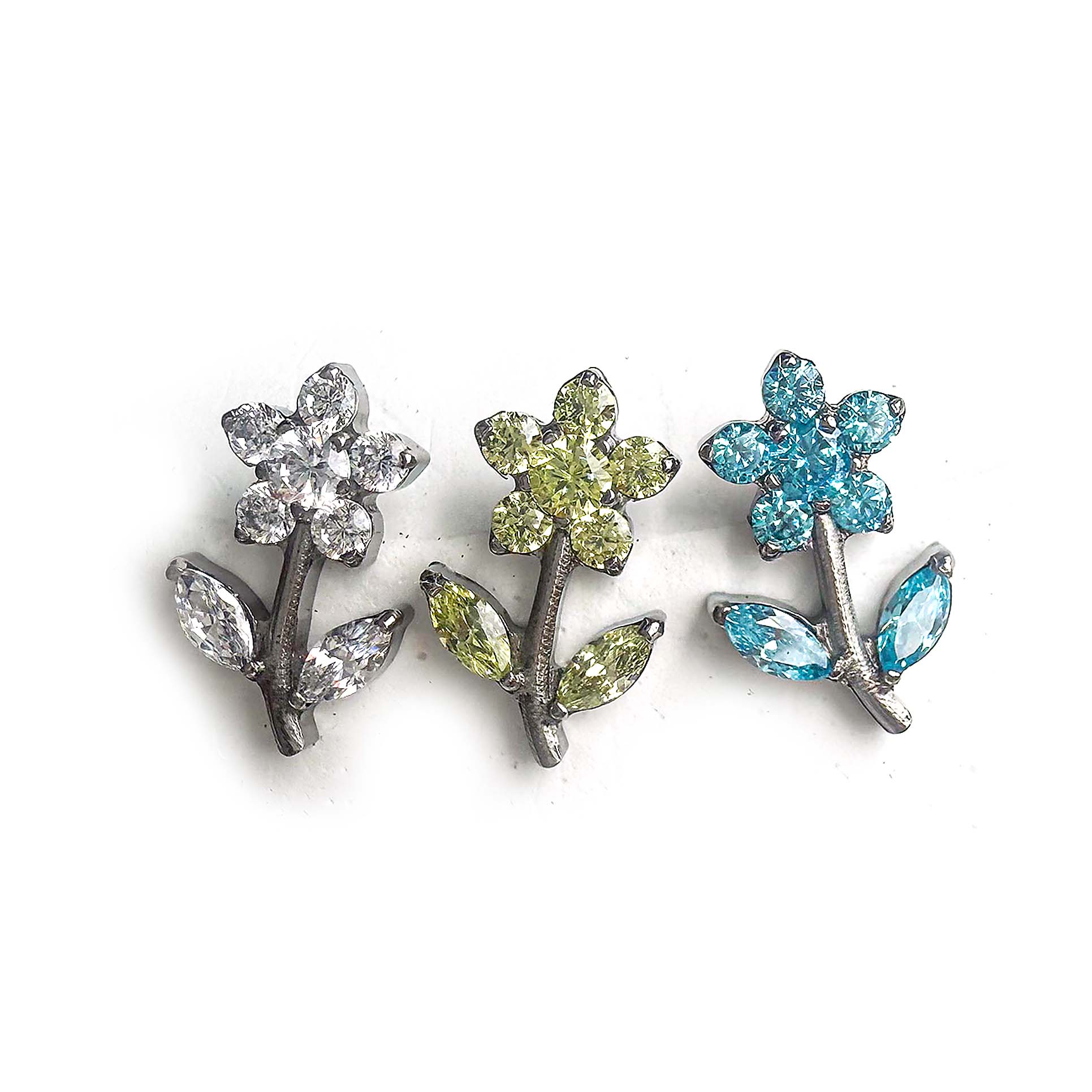 F136 Titanium Sunflower Ear Stud Helix Cartilage Piercing