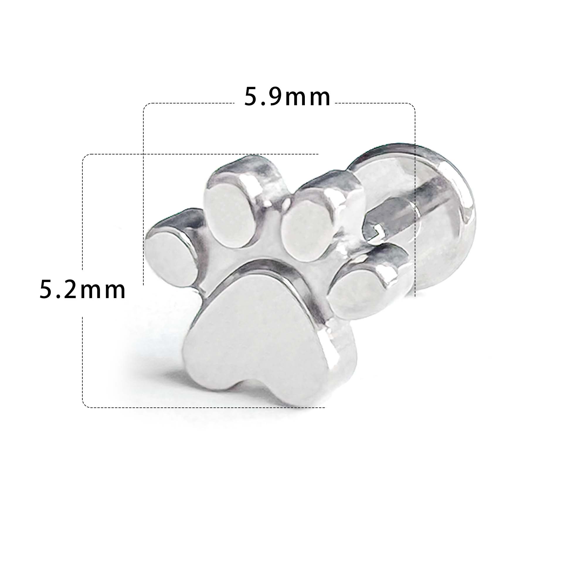 F136 Titanium Cat Paw