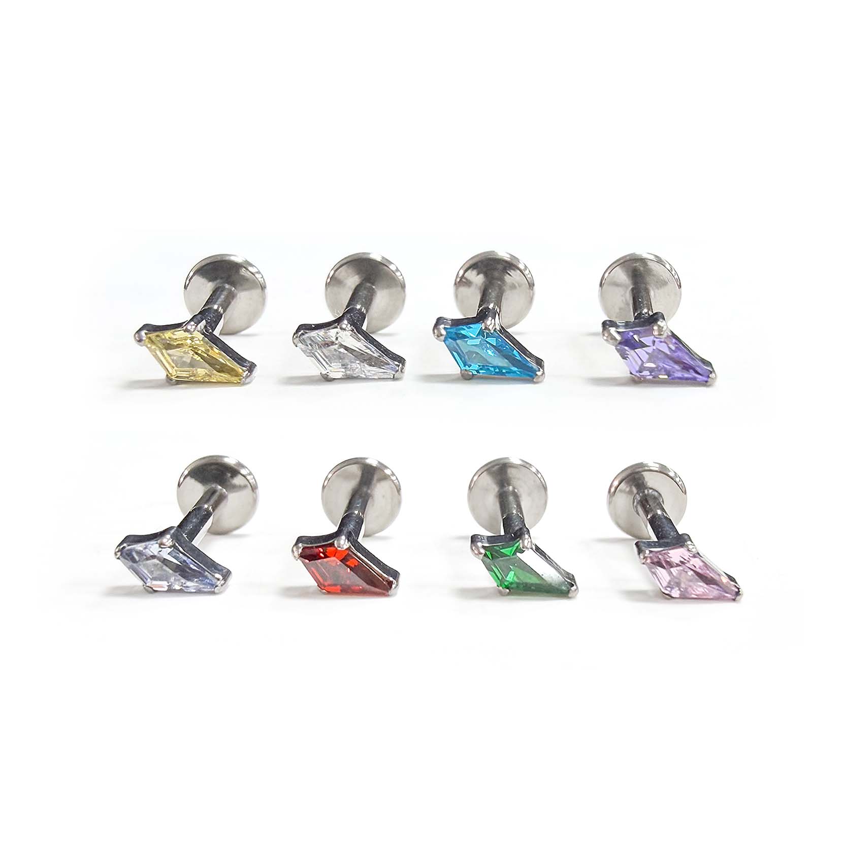 F136 Titanium Kite Ear Stud Helix Cartilage Piercing