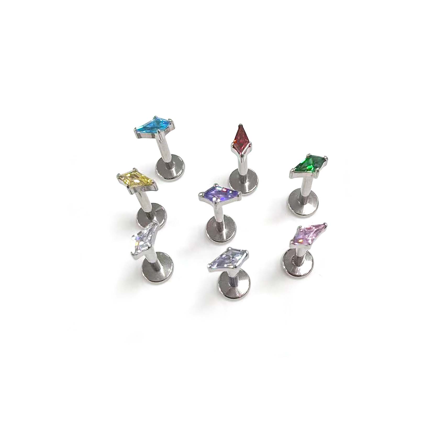 F136 Titanium Kite Ear Stud Helix Cartilage Piercing